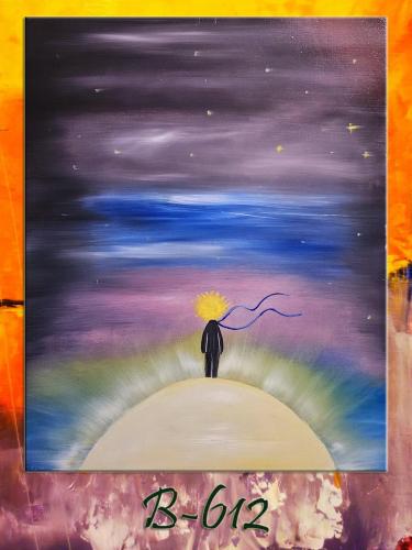 B-612 / oil, 40x50 cm, wood fiber /