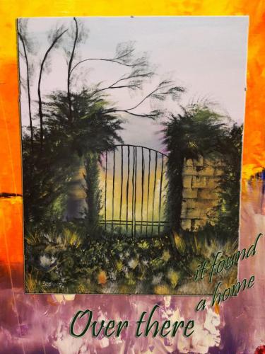 Over there / oil, 50x40 cm, primed canvas /