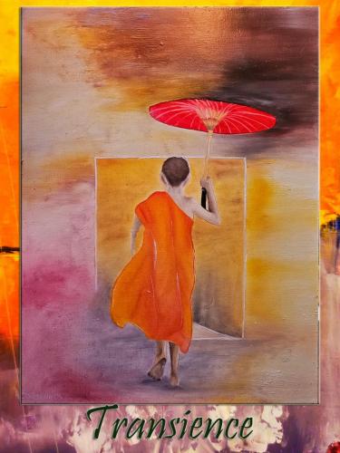 Transience / oil, 30x40 cm, wood fiber /